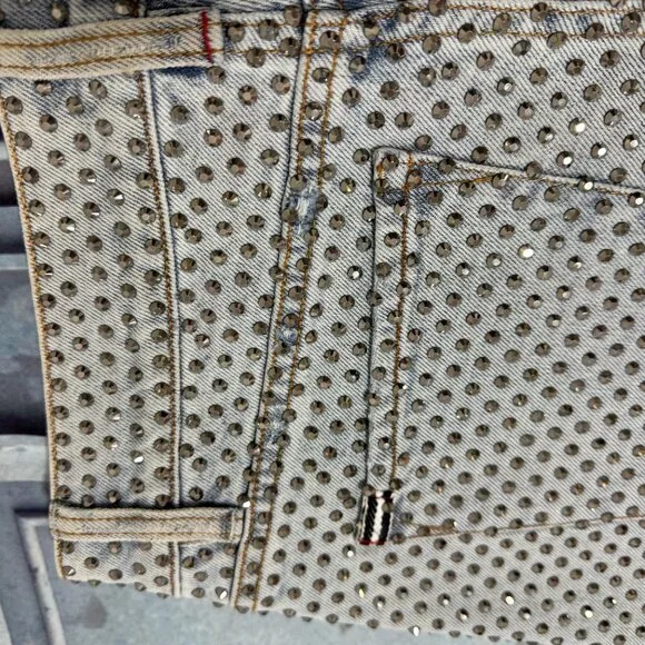 Alice and Olivia Trish Embellished Jeans - Picture 7 of 10